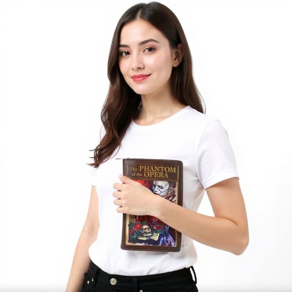 The Phantom of the Opera Book Cover Crossbody Purse - Picture 5 of 7